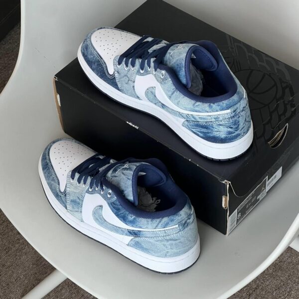 Nike Air Jordan 1 Low SE ‘Washed Denim’ CZ8455-100 - Hình ảnh 6