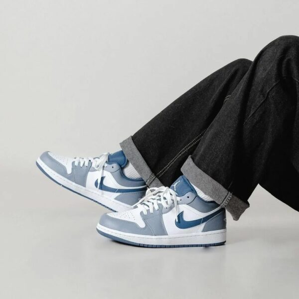 Nike Air Jordan 1 Low ‘Ashen Slate’ 553558-414 - Hình ảnh 2