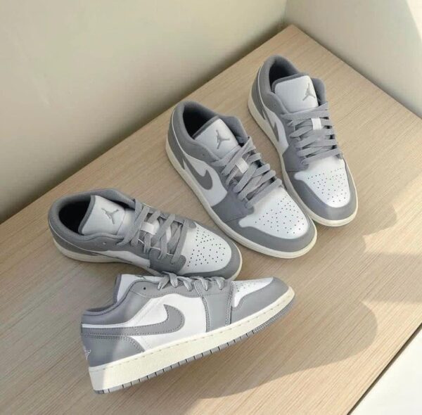 Nike Air Jordan 1 Low (GS) 'Vintage Grey' 553560-053 - Hình ảnh 2