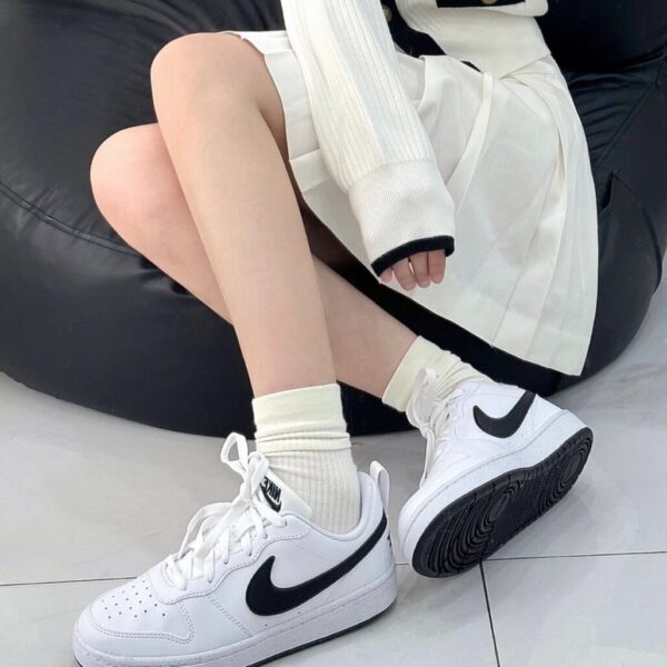 Nike Court Borough Low Recraft ‘White Black’ DV5456-104 - Hình ảnh 3