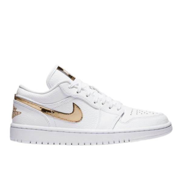 Jordan 1 Low 'White Metallic Gold' CZ4776-100