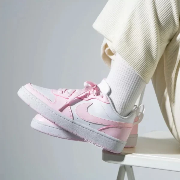 Nike Court Borough Low ‘Pink White’ DV5456-105 - Hình ảnh 3