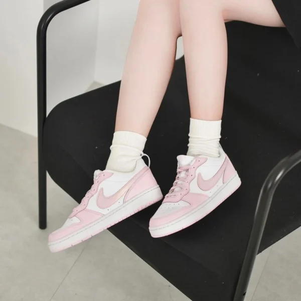 Nike Court Borough Low ‘Pink White’ DV5456-105 - Hình ảnh 6