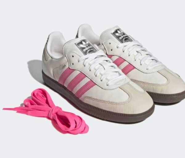 Adidas Samba OG 'White Lucid Pink' IG1962 - Hình ảnh 2