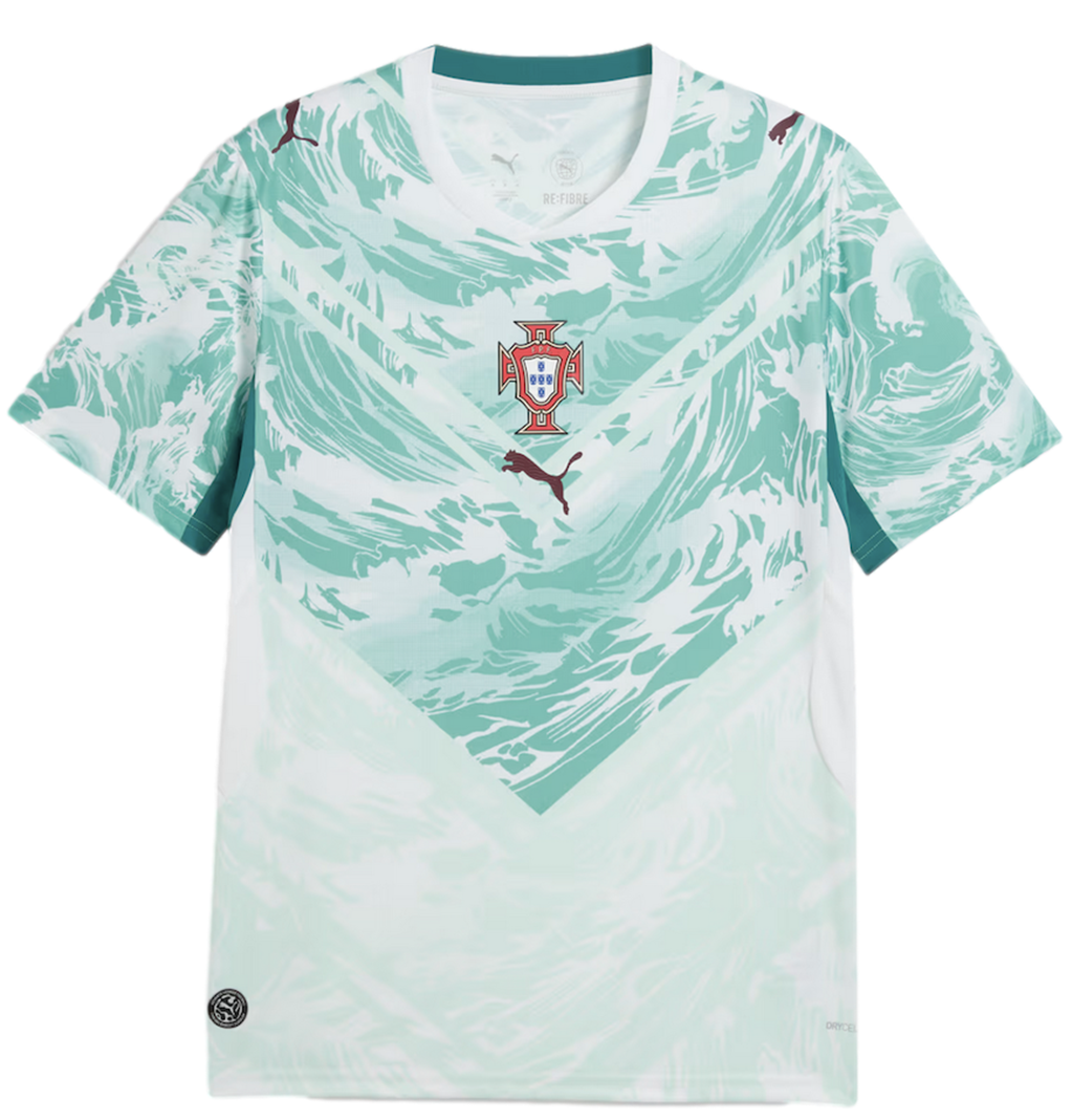 Puma Portugal 2026 Away Jersey ‘White-Green Lagoon’ 783288-02
