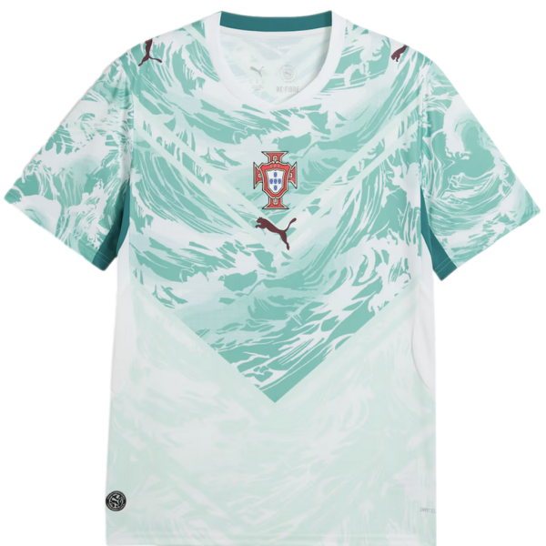 Puma Portugal 2026 Away Jersey ‘White-Green Lagoon’ 783288-02